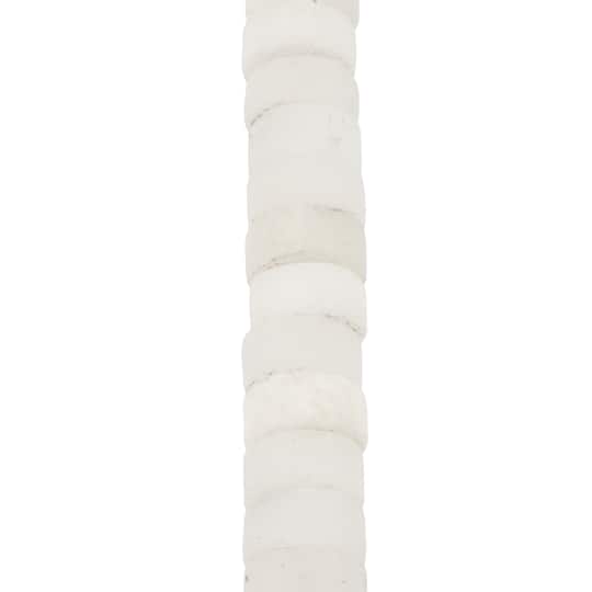 White Quartz Matte Heishi Beads by Bead Landing&#x2122;